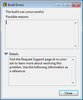 empty build error.png